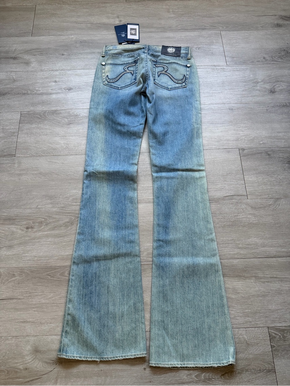 NWT rock & republic Kasandra bootcut jeans 25x32 Duncan wash lowrise spring 08